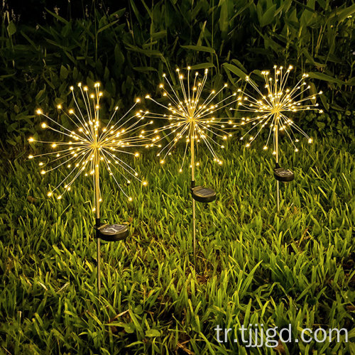 LED güneş havai fişek ışığı